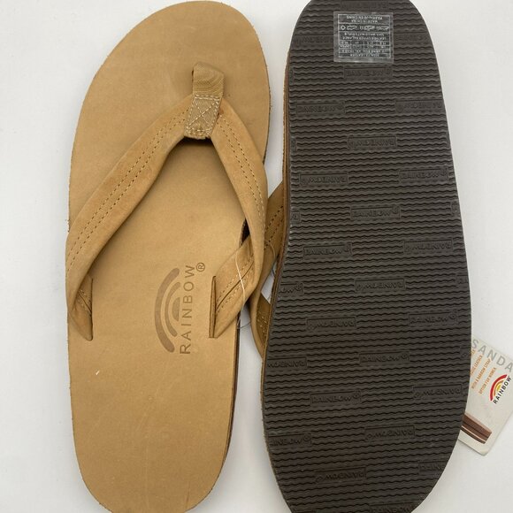 RAINBOW LEATEHR DOUBLE LAYER ARCH SANDAL 302ALTS US MEN\'S SIZE XXL ( 12-13.5 )